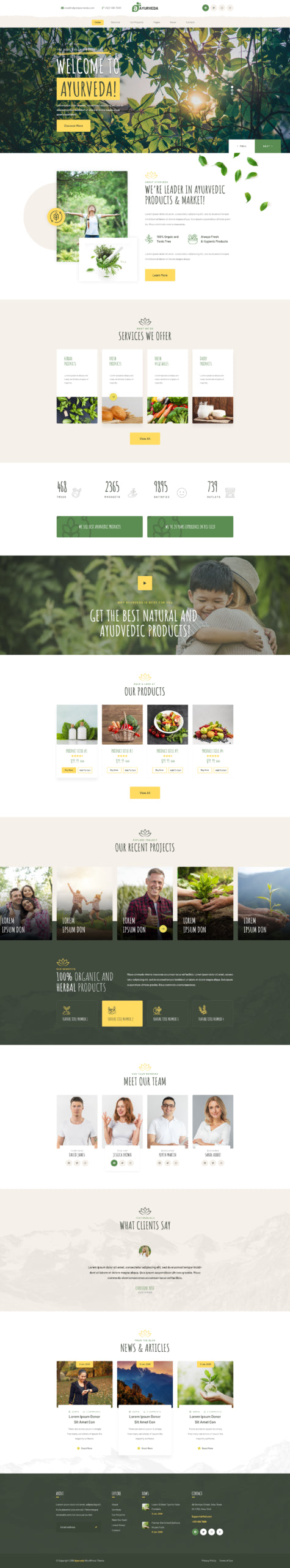 Ayurveda-WordPress-Theme