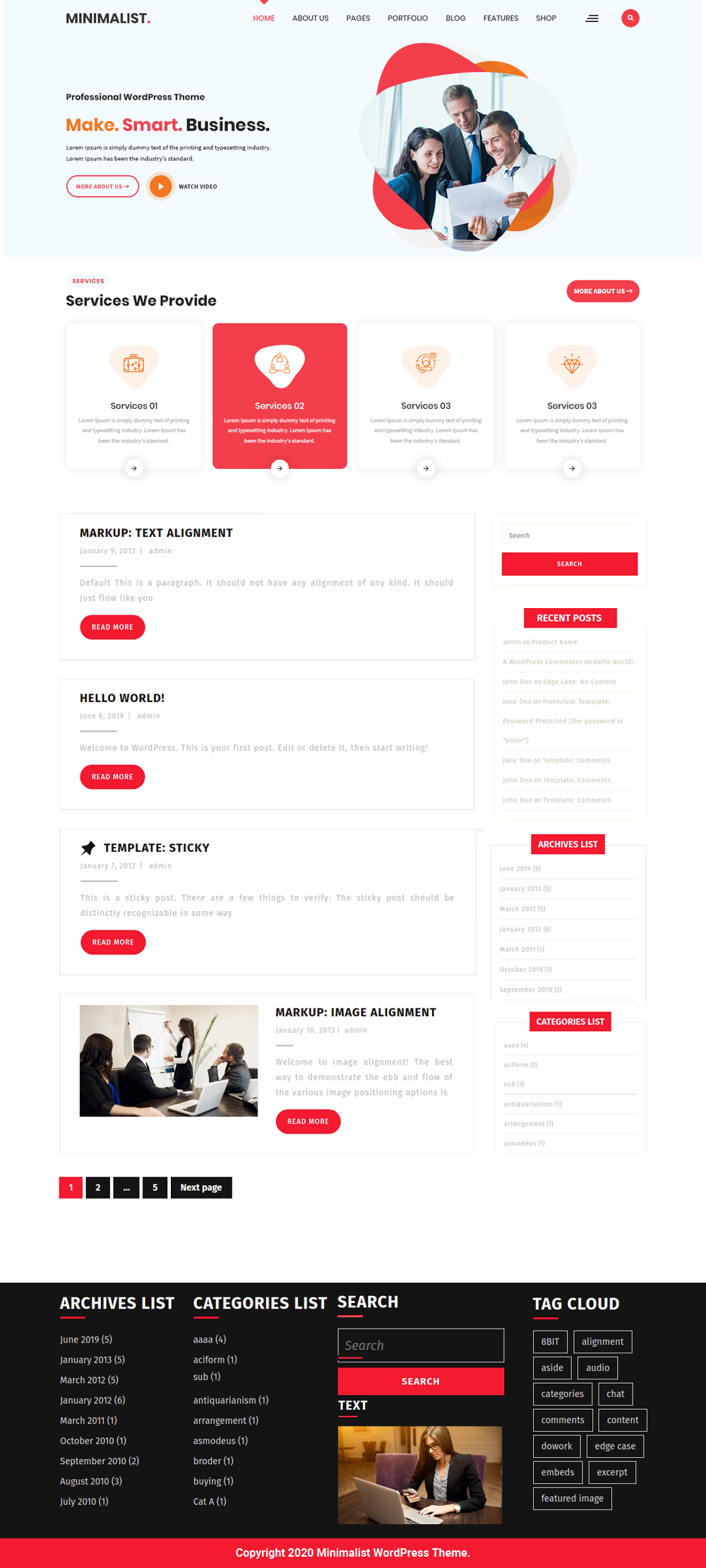 Highend WordPress Theme