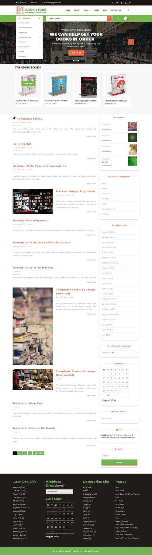 Free-WordPress-Book-Theme