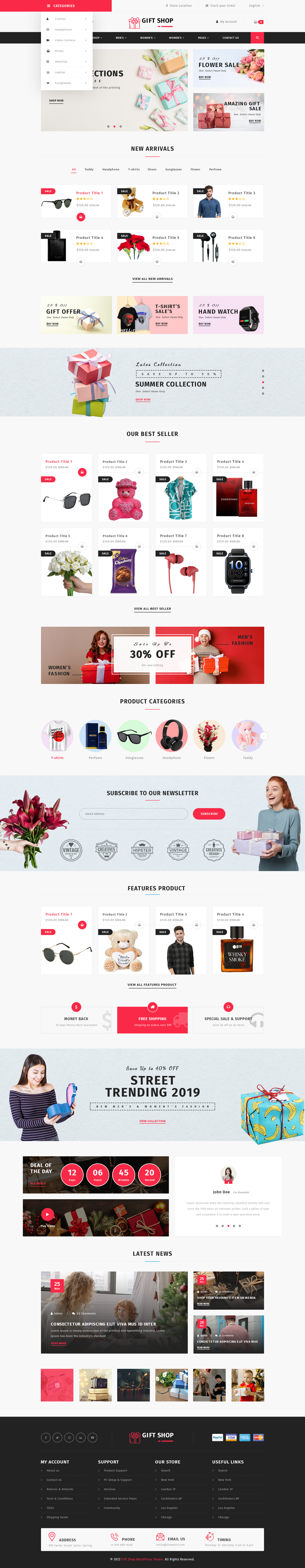 Gift Shop WordPress Theme