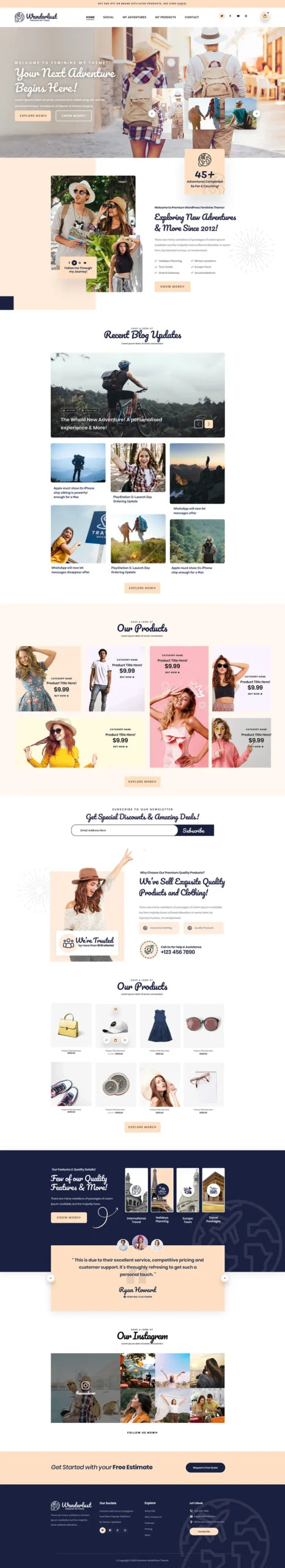 Feminine-WordPress-Theme