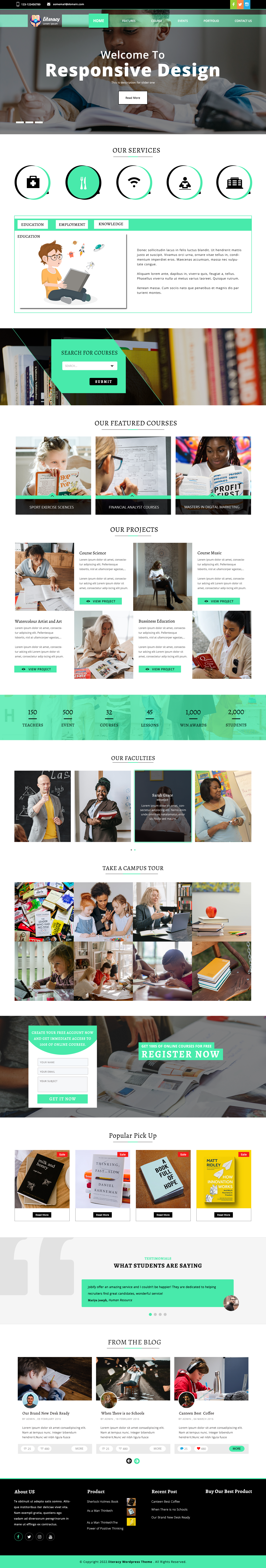 Literacy Program WordPress Theme