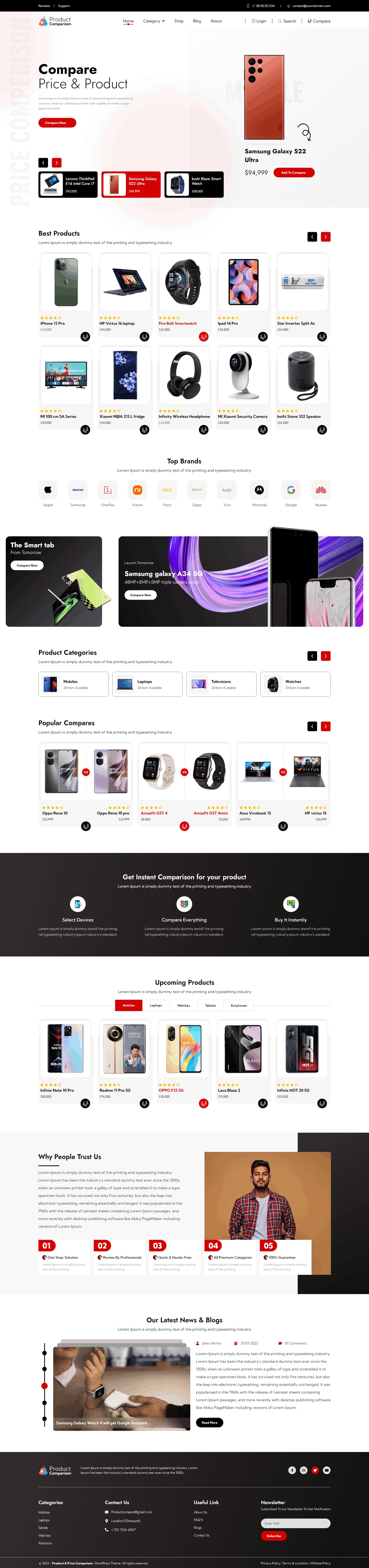 Price Comparison WordPress Theme