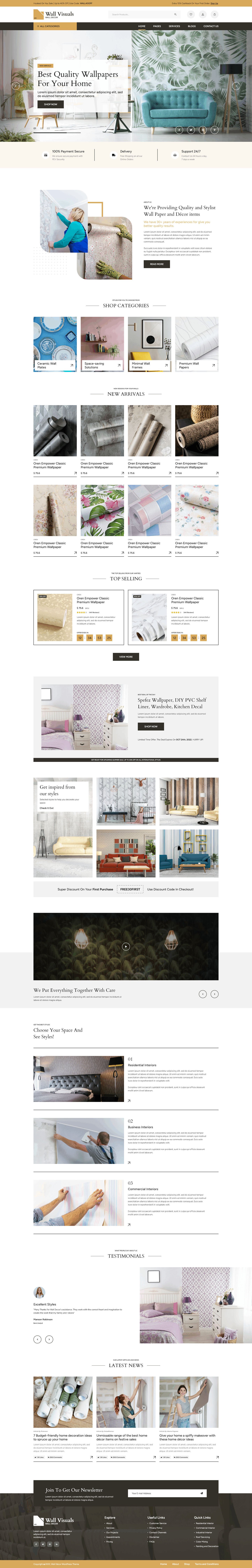 Wall Decor WordPress Theme