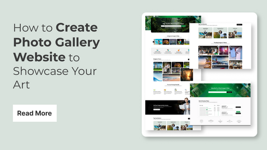 How to Create Photo Gallery Website to Showcase Your Art