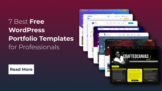 7 Best Free WordPress Portfolio Templates for Professionals