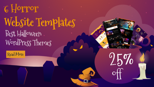 6 Horror Website Templates | Best Halloween WordPress Themes