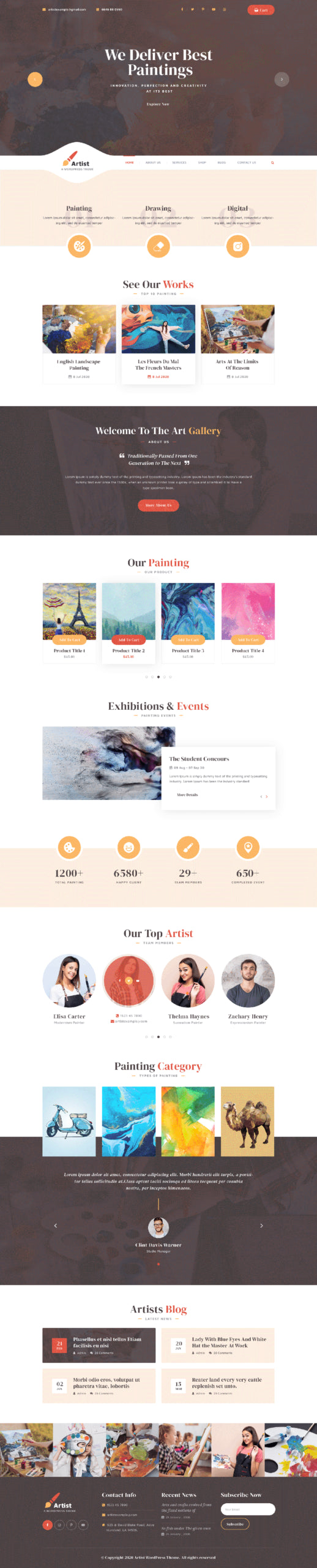 Artist-WordPress-Theme