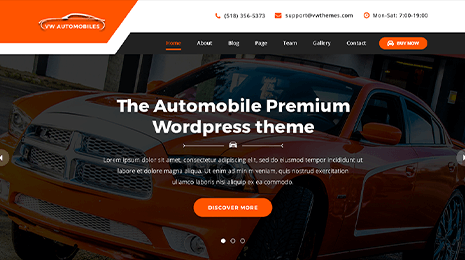 Free Electric Vehicle WordPress Theme Thumbnail 