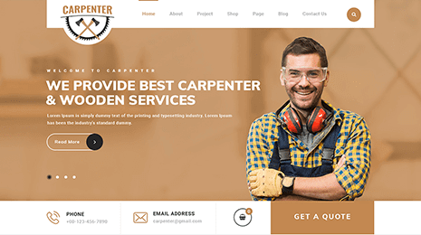 Free Reupholstery WordPress Theme Thumbnail 