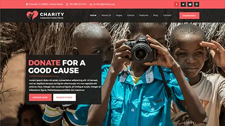 Fundraising WordPress Theme