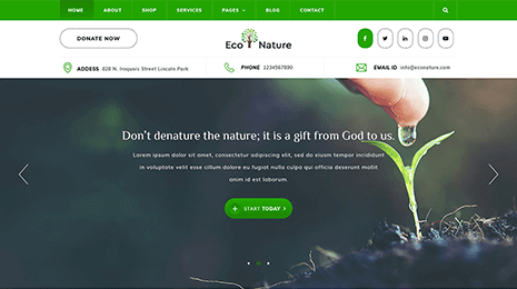 Environment WordPress Theme Thumbnail 