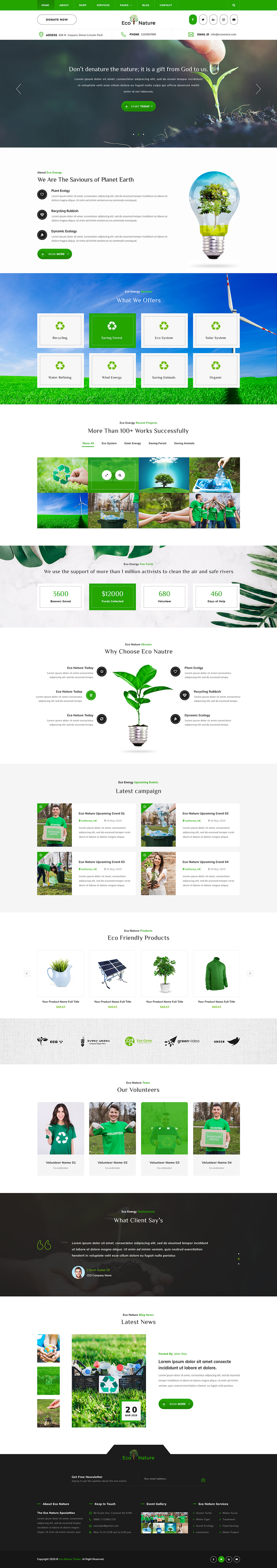 Natural WordPress Theme