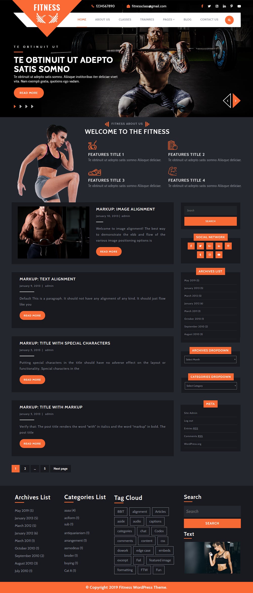 Free-Gym-WordPress-Theme