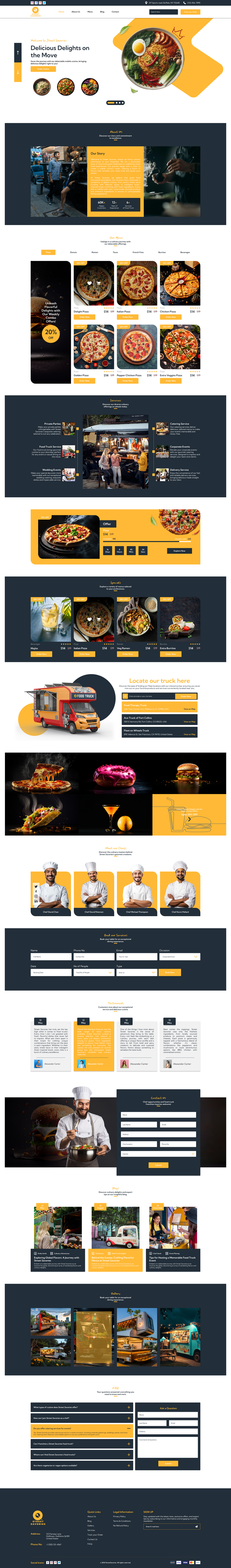 Street Food WordPress Theme