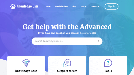 Free Knowledge Base WordPress Theme Thumbnail 