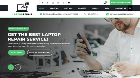 Laptop Repair WordPress Theme