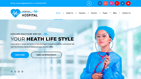 Free Medical Tourism WordPress Theme Thumbnail 