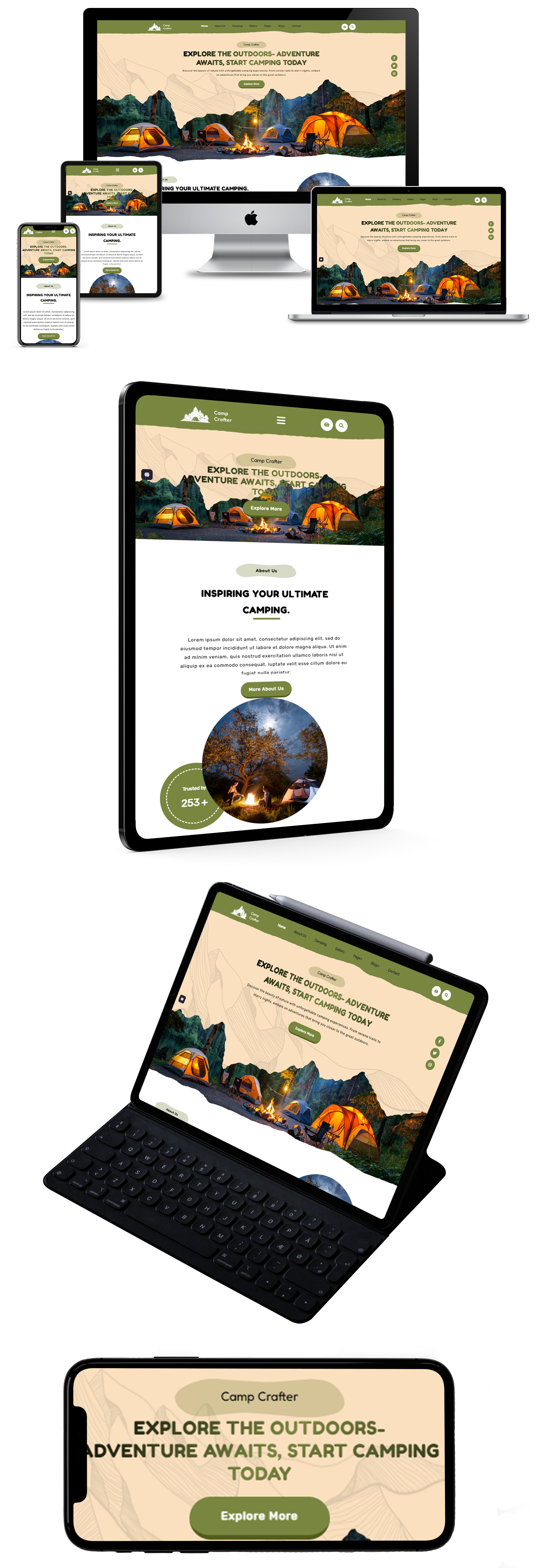 Camping WordPress Theme Responsive