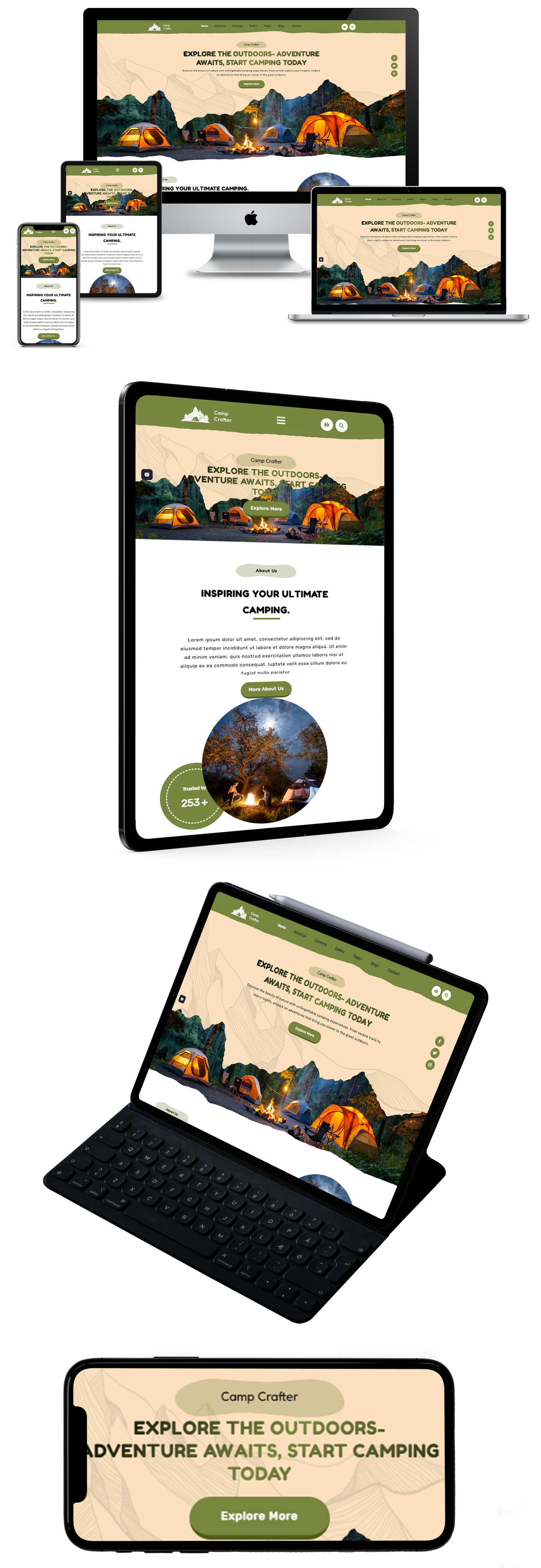 Camping WordPress Theme