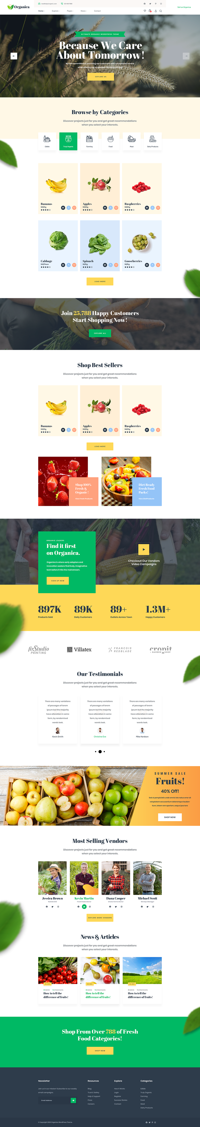 Organic WordPress Theme