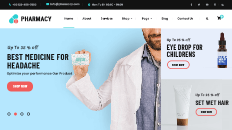 Pharmacy WordPress Theme