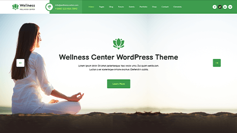 Wellness WordPress Theme Thumbnail 