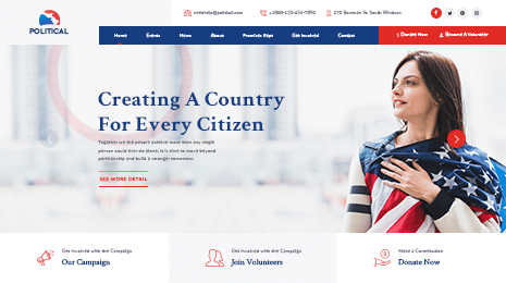 WordPress Political Theme