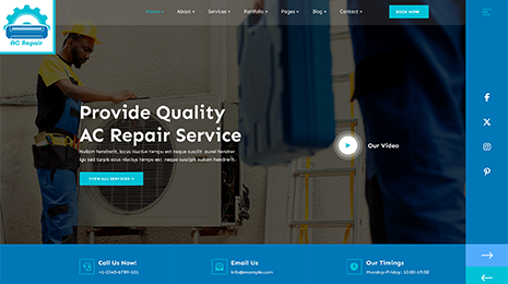 AC Repair WordPress Theme