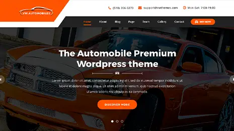 Free car WordPress Theme Thumbnail 