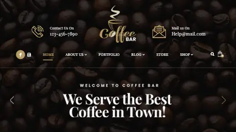 Free Cafe WordPress Theme Thumbnail 