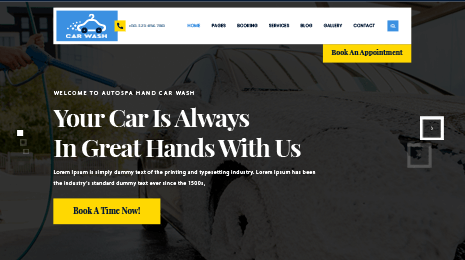 Car Wash WordPress Theme