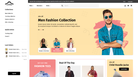 Free Clothing WordPress Theme Thumbnail 