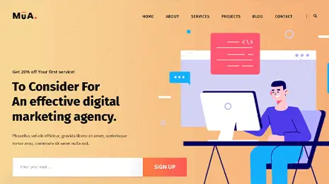 Free Agency WordPress Theme