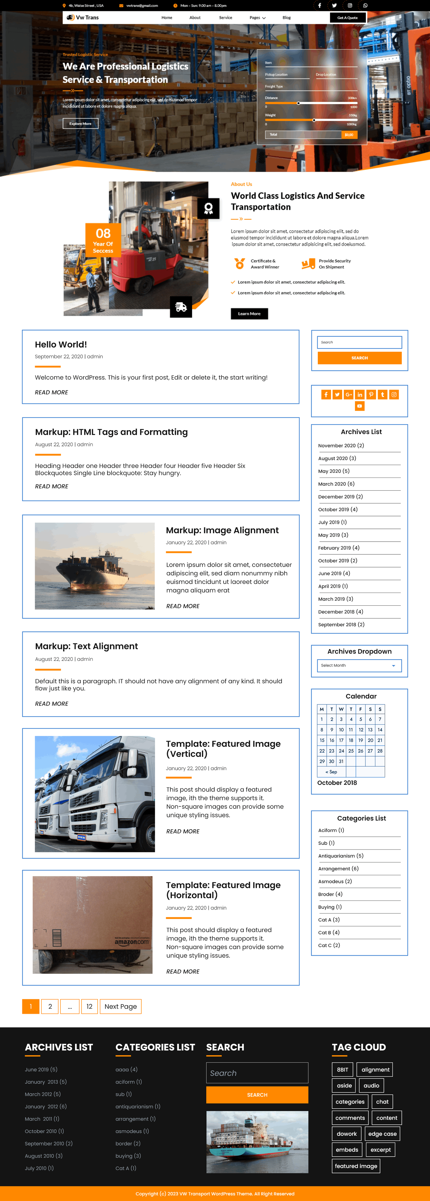 Market WordPress Theme