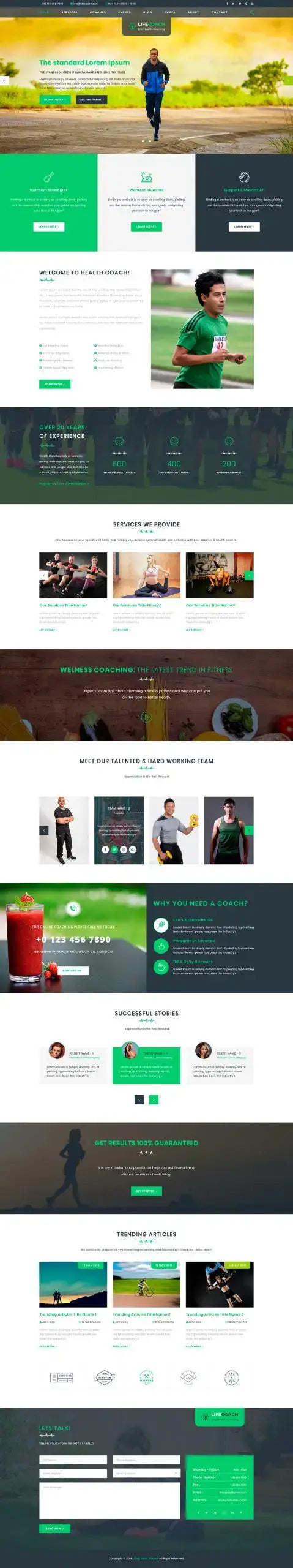 Nutrigen WordPress Theme