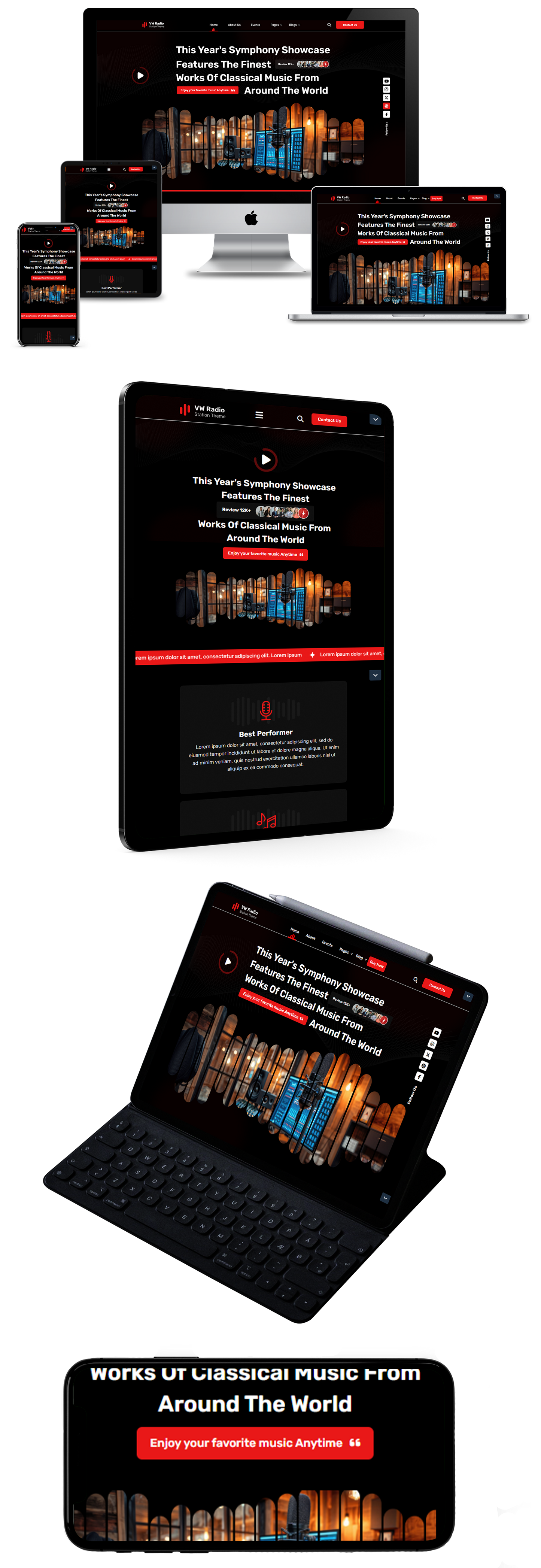 Radio Station WordPress Theme