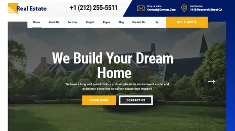 Residence Real Estate WordPress Theme