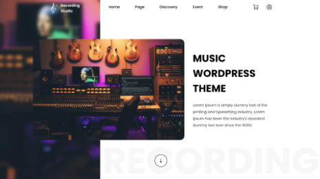 Free Music WordPress Theme Thumbnail 