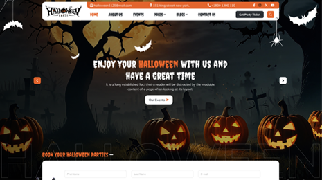 Scary Halloween WordPress Theme