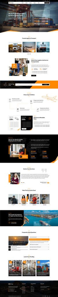 Shipping WordPress Theme