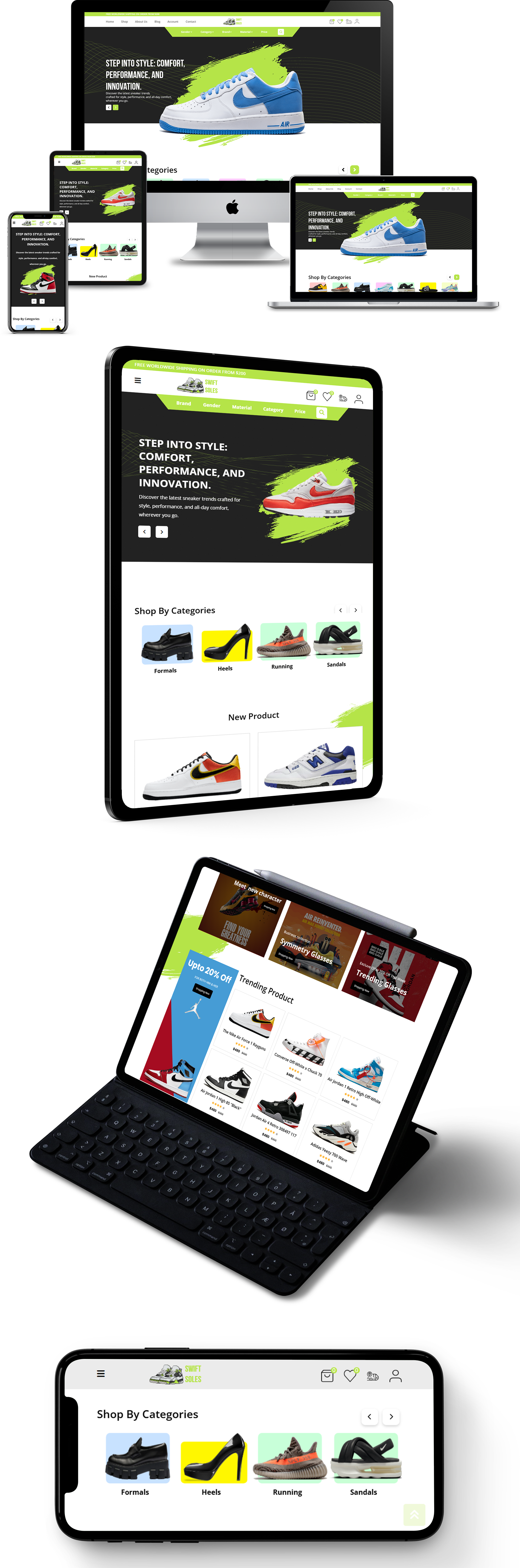 Shoe Store WordPress Theme Responsive