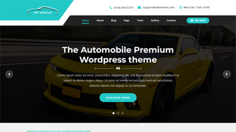 Vehicle WordPress Theme