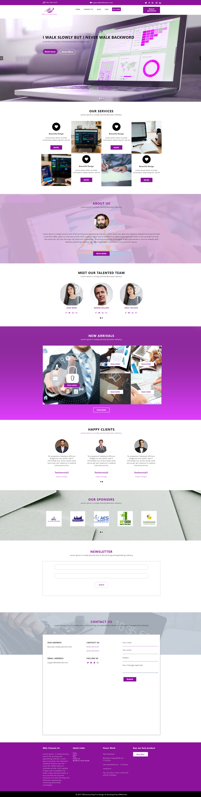 Accounting WordPress Theme