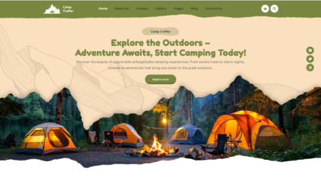 Camping WordPress Theme