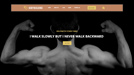 Bodybuilding WordPress Theme Thumbnail 