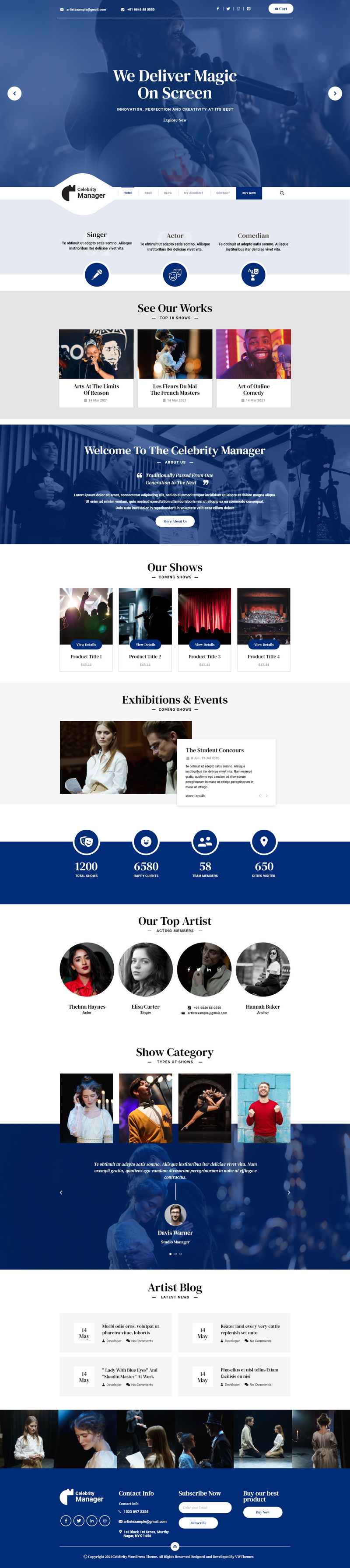 designer portfolio wordpress theme