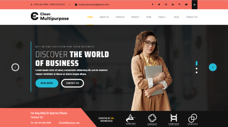 Clean Multipurpose WordPress Theme Thumbnail 