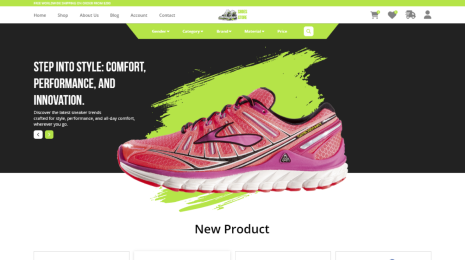 Free Shoes WordPress Theme Thumbnail 