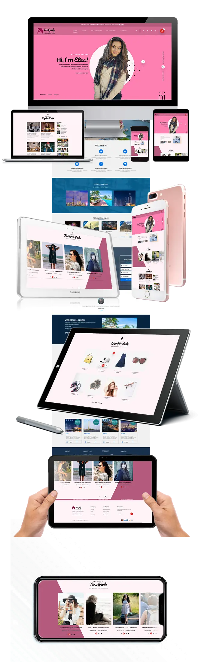 Girly WordPress Theme